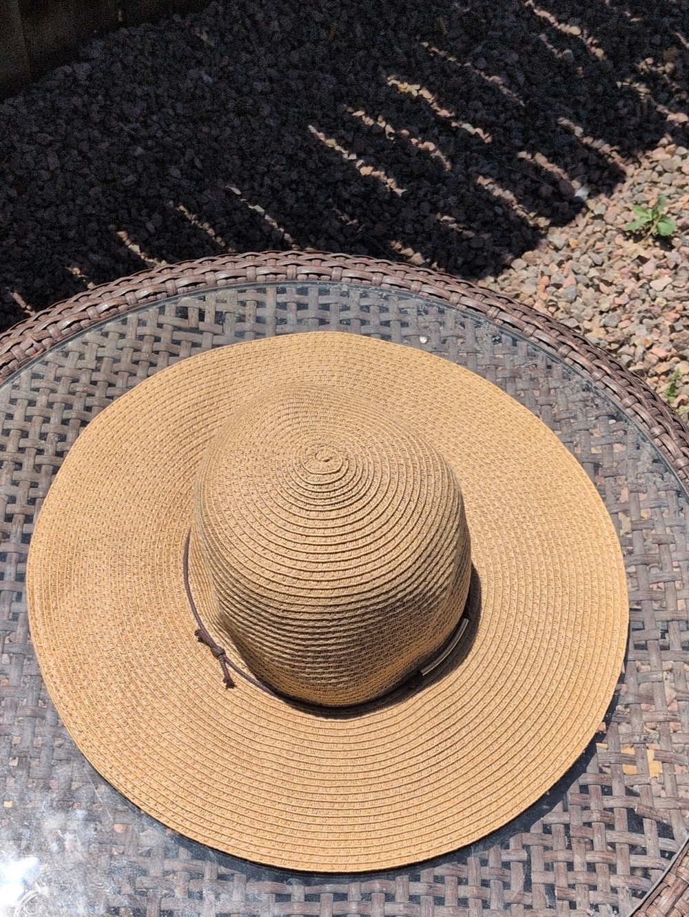 Sonoma Wide-Brim Straw Sun Hat in Tan